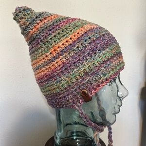 Handmade Multicolor Knit Beanie